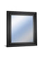 22x26 Decorative Framed Wall Mirror By Classy Art Promotional Mirror Frame #37 - Black