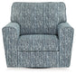 Aterburm - Swivel Accent Chair - Twilight