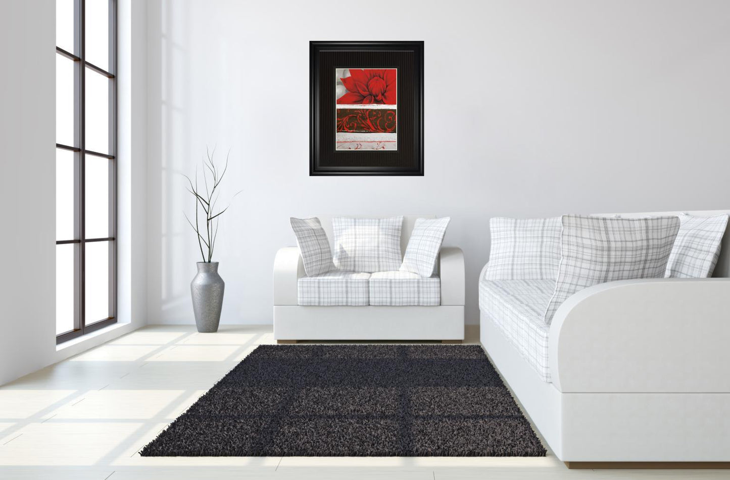 Sumptuous Red By Jasmin Zara Copley - Framed Print Wall Art - Red