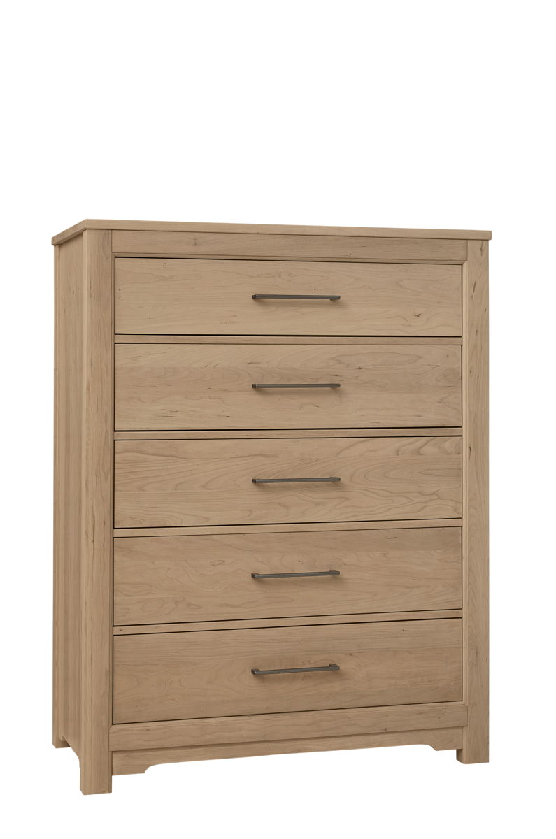 Crafted Cherry - 5 Drawer Chest - Bleached Cherry