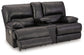Mountainous - Power Reclining Loveseat With Console /Adj Headrest - Eclipse