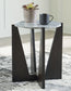 Tellrich - Accent Table - Black / White