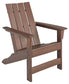Emmeline - Adirondack Chair - Brown