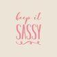 Small - Retro Sassy By Amanda Murray - Pink