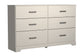 Stelsie - Six Drawer Dresser - White
