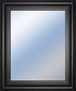 22x26 Decorative Framed Wall Mirror By Classy Art Promotional Mirror Frame #37 - Black