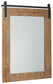 Lanie - Accent Mirror - Antique Brown