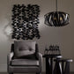 Skipping - Stones Forged Iron Wall Art - Black