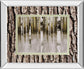 Fern Creek By Susan Jill Double Matted - Mirrored Framed Wall Art - White