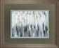 Silver Rain By Karen Lorena Parker - Framed Print Wall Art - Blue