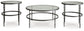 Kellyco - Occasional Table Set (Set of 3) - Gunmetal