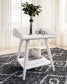 Blariden - Accent Table - White