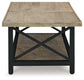 Bristenfort - Rectangular Cocktail Table - Brown / Black
