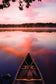 Framed - Lake At Dawn By Katrina Craven - Pink