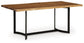 Fortmaine - Rectangular Dining Room Table - Brown / Black