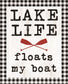 Framed Small - Lake Life By Dogwood Portfolio