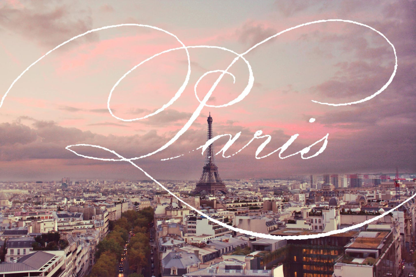 Framed - Paris Views By Emily Navas - Pink