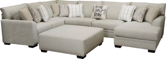 Middleton Modular Sectional - Cocktail Ottoman - Cement - 18"