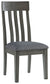 Hallanden - Dining UPH Side Chair (Set of 2) - Black / Gray