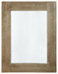 Waltleigh - Accent Mirror - Distressed Brown