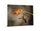Temp Glass With Foil - Hummingbird - Light Brown