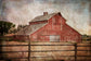 Framed - York Road Barn By Ramona Murdock - Red