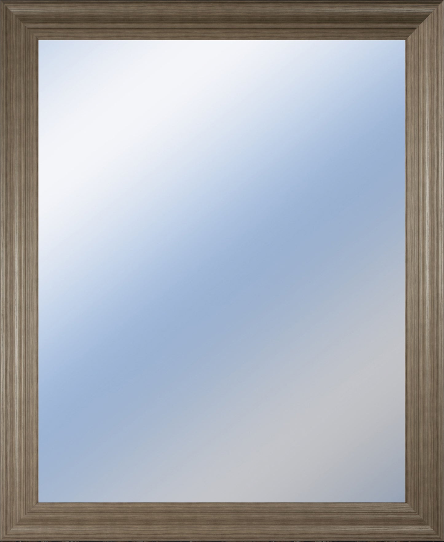 34x40 Decorative Framed Wall Mirror By Classy Art Promotional Mirror Frame #44 - Dark Brown