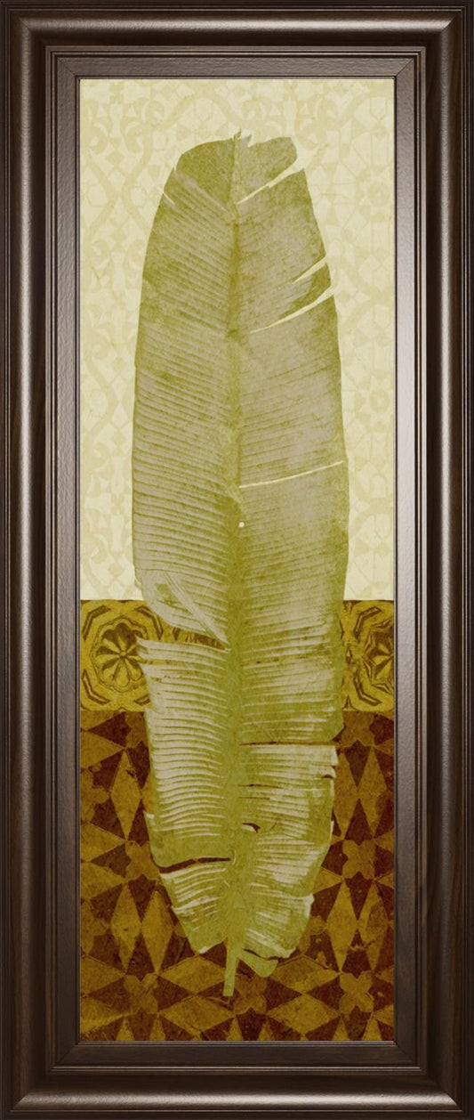 18x42 Tropical Frond I By Alonzo Saunders - Green