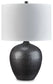 Ladstow - Ceramic Table Lamp  - Black