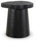 Wimbell - Round End Table - Black