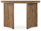 Austanny - Sofa Table - Warm Brown