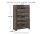 Wynnlow - Five Drawer Chest - Gray