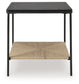 Minrich - Accent Table - Black / Natural