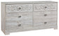 Paxberry - Six Drawer Dresser - Weatherworn - Whitewash