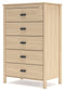 Cabinella - Five Drawer Chest - Tan
