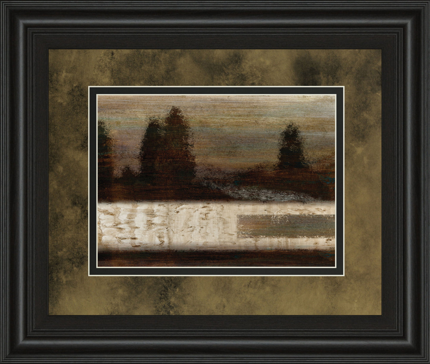 Quiet Forest By Roxi Gray - Framed Print Wall Art - Dark Brown