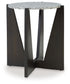 Tellrich - Accent Table - Black / White