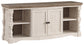 Havalance - Extra Large TV Stand - 2 Doors - Brown / Beige