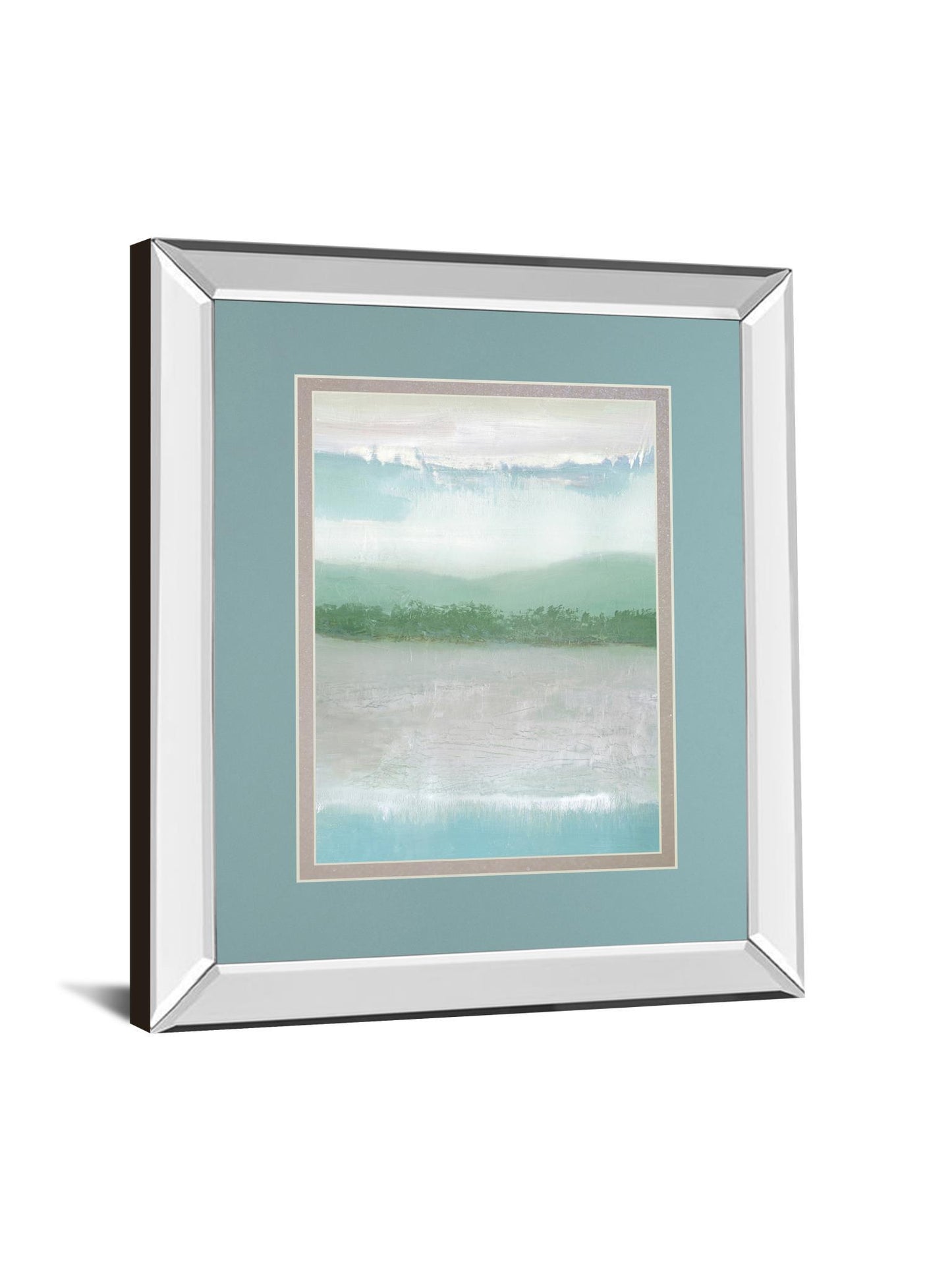 Equinox By Caroline Gold - Mirror Framed Print Wall Art - Green