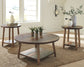 Raebecki - Occasional Table Set (Set of 3) - Brown