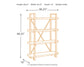 Forestmin - Bookcase - Brown / Black