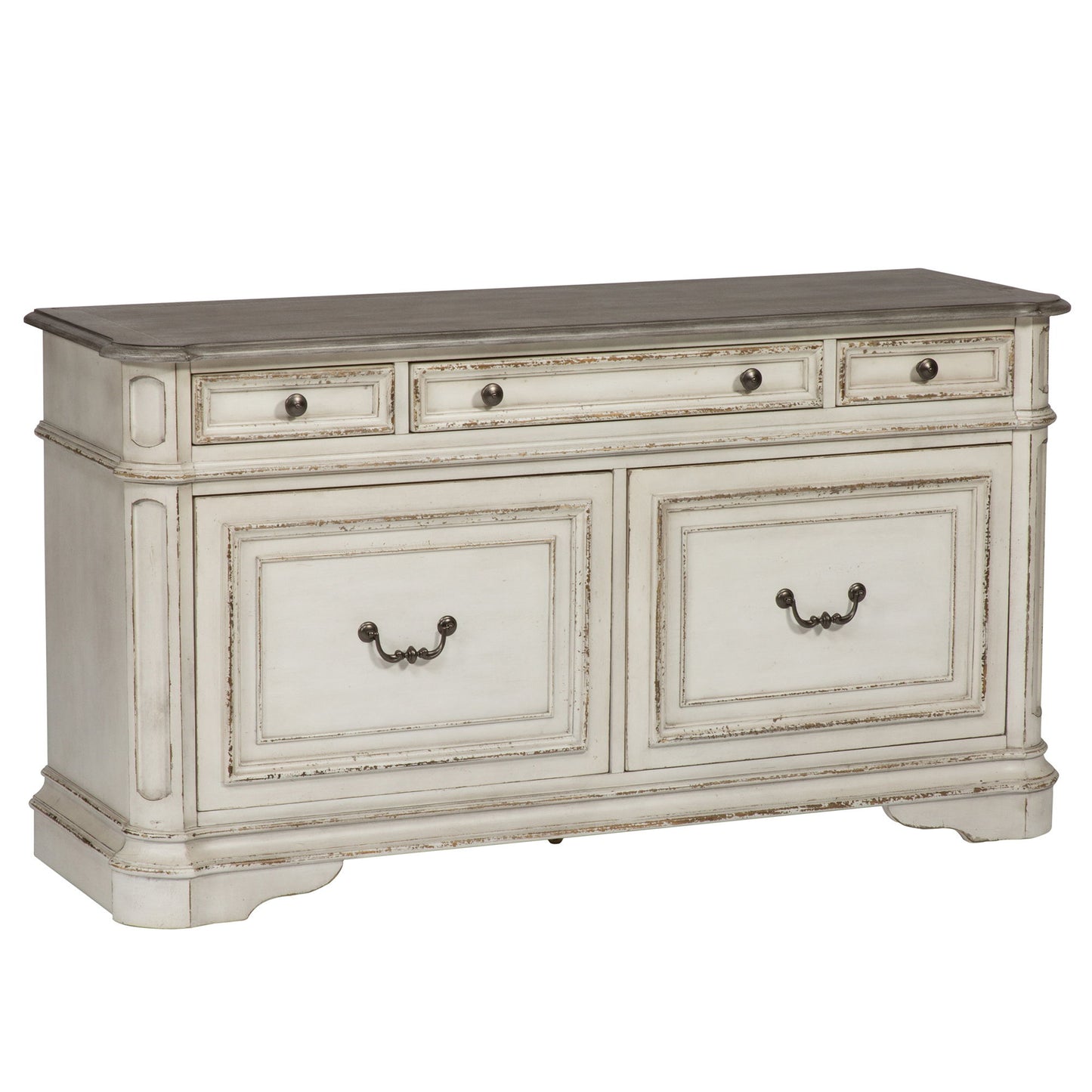 Magnolia Manor - Credenza - Antique White