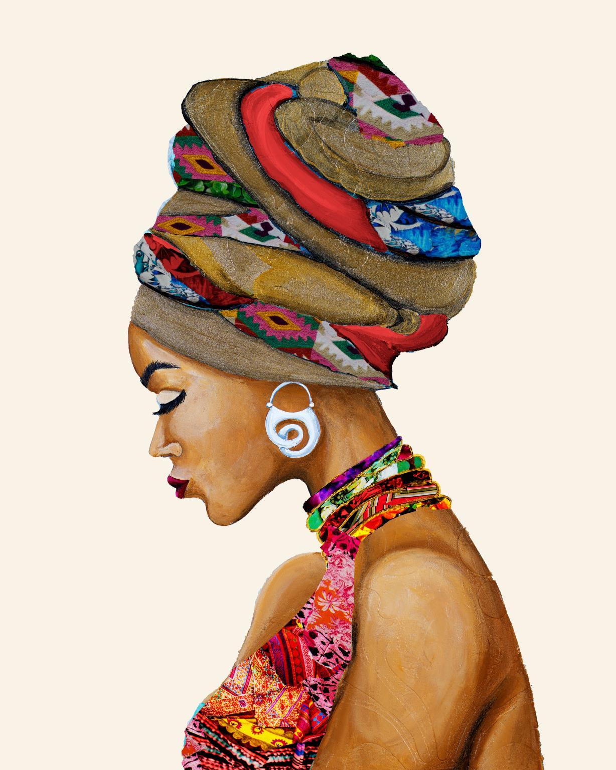 African Goddess By Gina Ritter - Light Brown