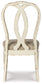 Realyn - Dining UPH Side Chair (Set of 2) - Ribbonback - Chipped White