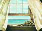 Framed Small - Beach Treasures By John Rossini - Blue