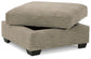 Creswell - Ottoman With Storage - Stone
