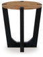 Hanneforth - Round End Table - Brown