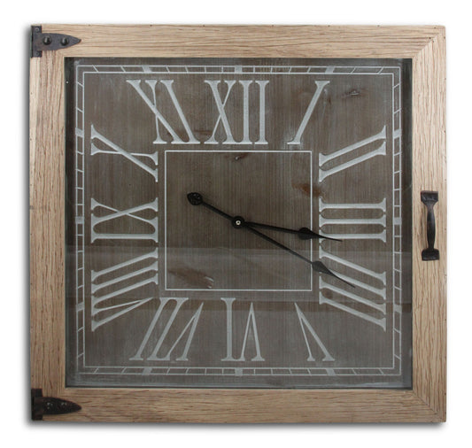 Wood Wall Clock - Light Brown