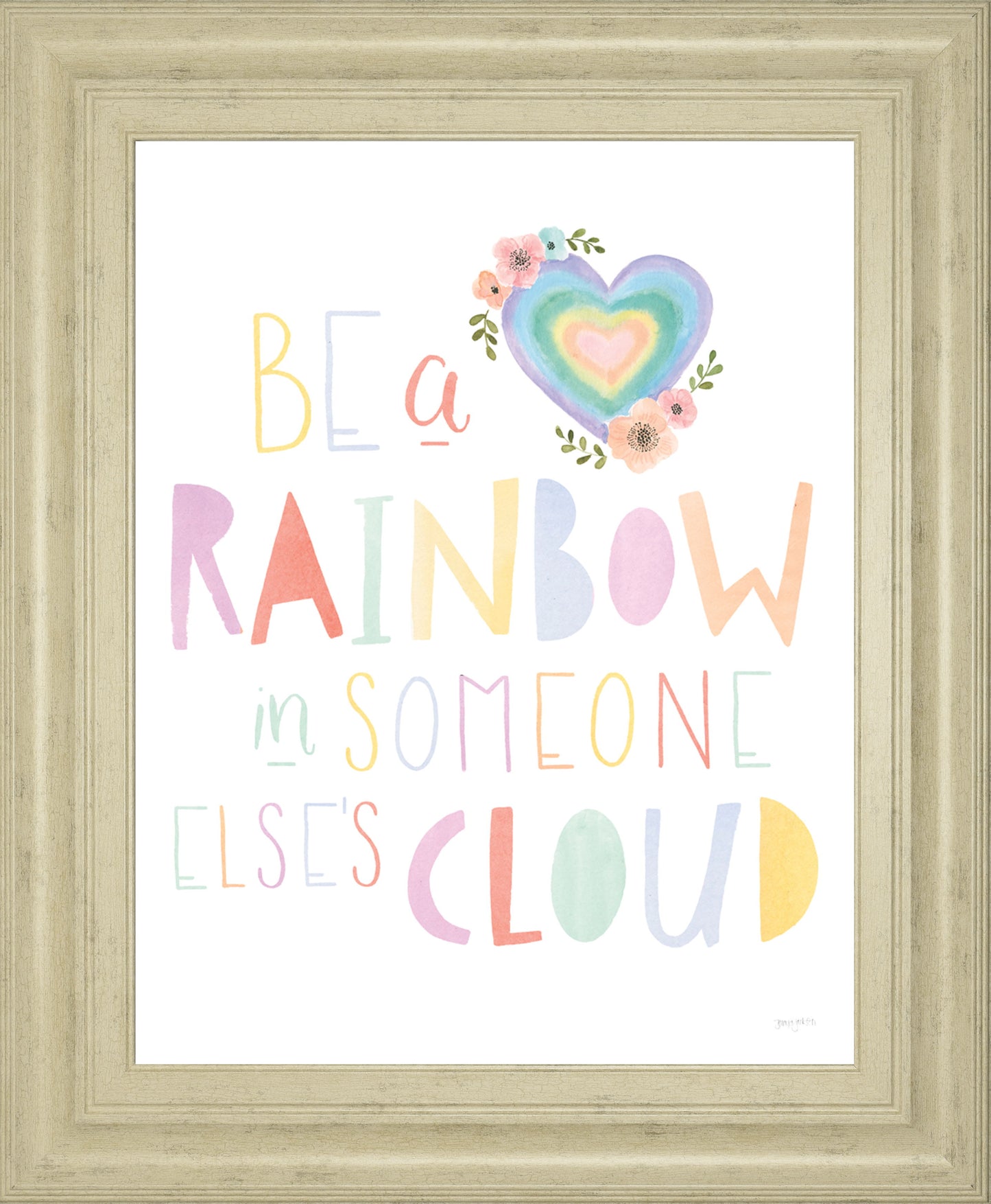 Lets Chase Rainbows II By Jenaya Jackson - Framed Print Wall Art