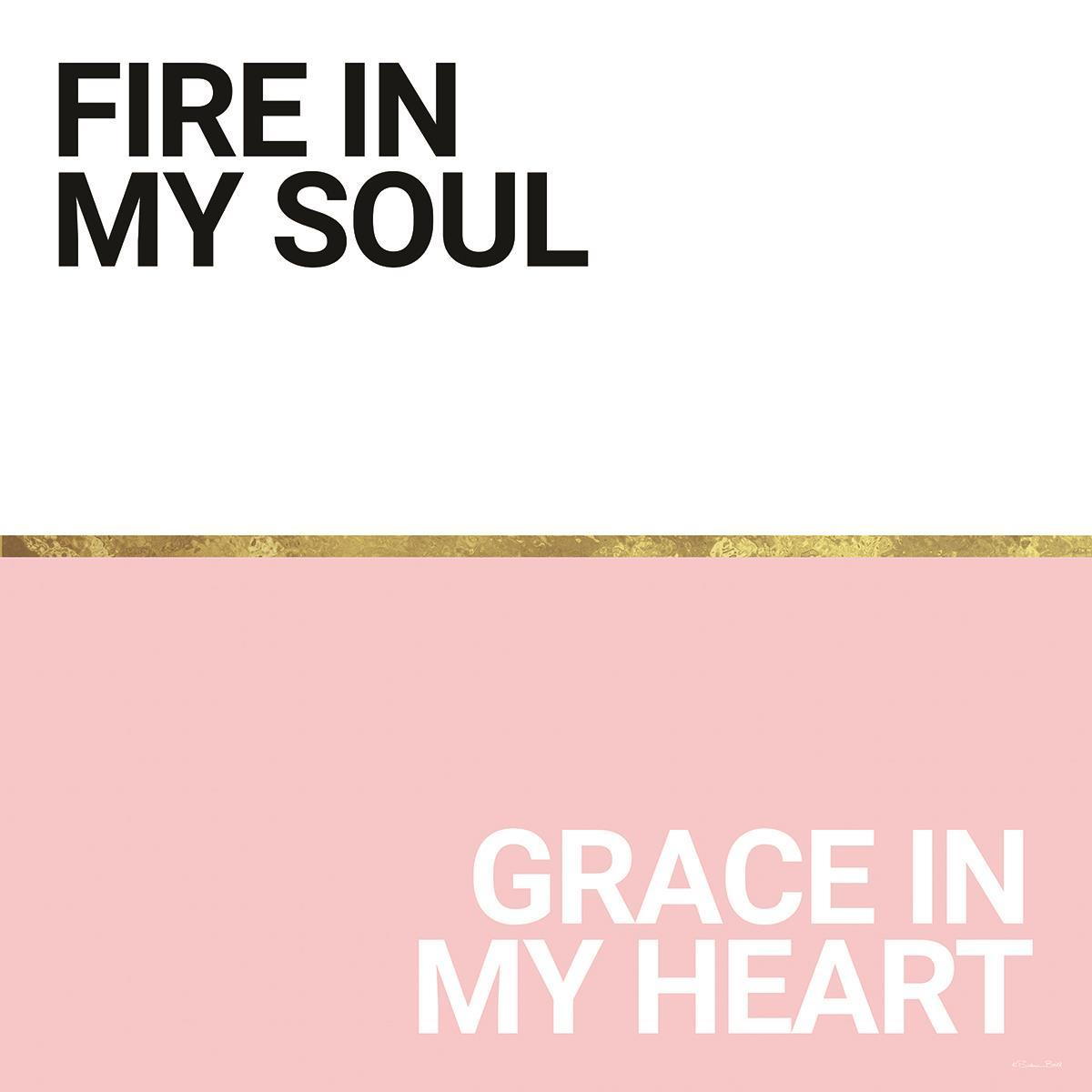 Framed Small - Fire & Grace By Susan Ball - Pink
